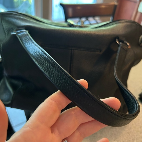 Hammitt Daniel’s large Black Leather Shoulder Bag with Silver Accents - Picture 6 of 9